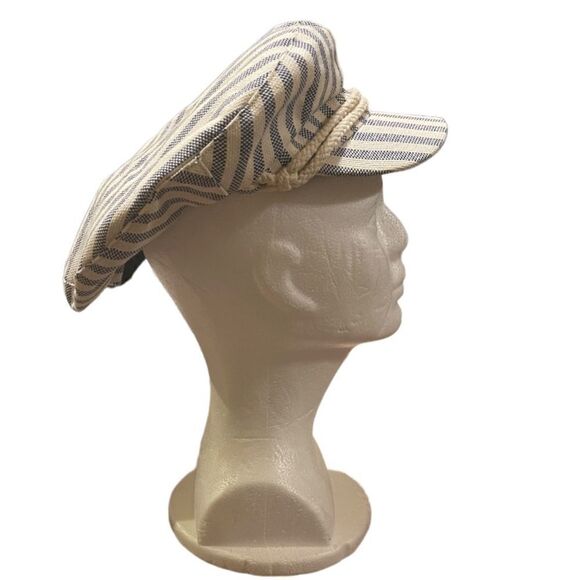 NWT INC International Concepts jean material white blue cap cord detail - Picture 4 of 5